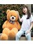 90 cm Rengarenk Papyonlu Peluş Ayıcık - % 100 Yerli 5