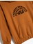 Kapşonlu Sweatshirt Uzun Kollu Kanguru Cepli Slogan Baskılı Şardonlu 3