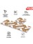 Kendinden Yapışkanlı Ahşap 013 Desenli Pvc Karo 30X30 cm (11 Adet) 1m2 2