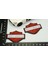 Motor Harley Davidson Depo Yanı Kırmızı Metal Logo 5,5 cm 3