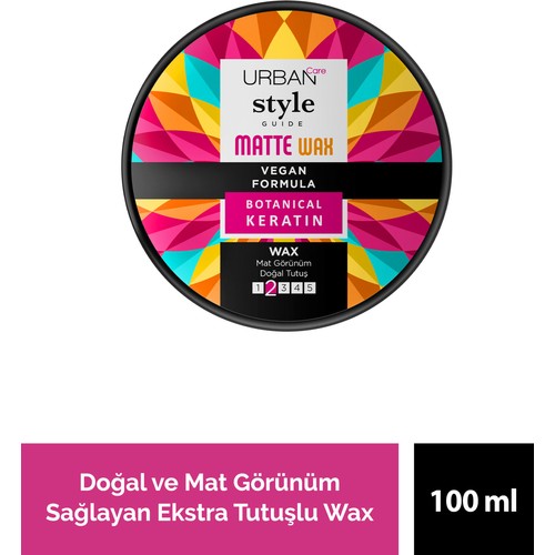 Urban Care Style Guide Islak Görünüm Sağlayan Wax 100 ml