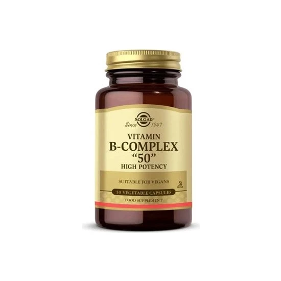 Solgar Vitamin B-Complex 50 50 Kapsül