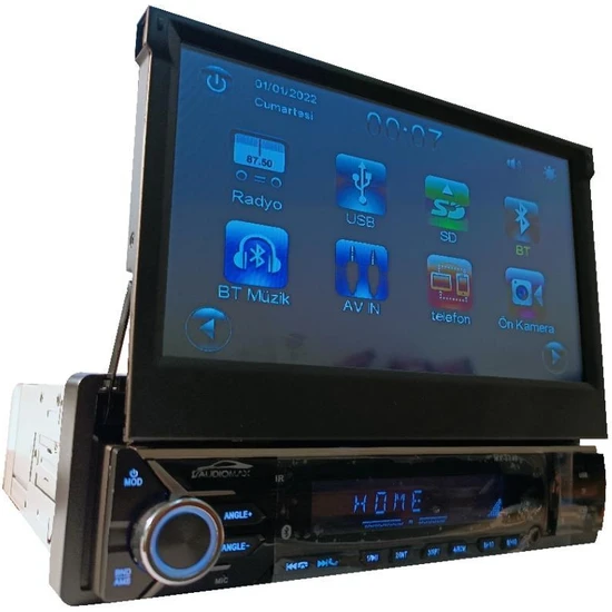 Audiomax MX-8088 2023 Özel Seri Türkçe Menü 2rca Bluetooth Dokunmatik Ekran Indash Teyp