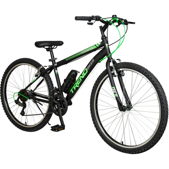 Trendbike Mistral 24 Jant Bisiklet Erkek Dağ Bisikleti Siyah - Neon Yeşil 24.514-S-NY
