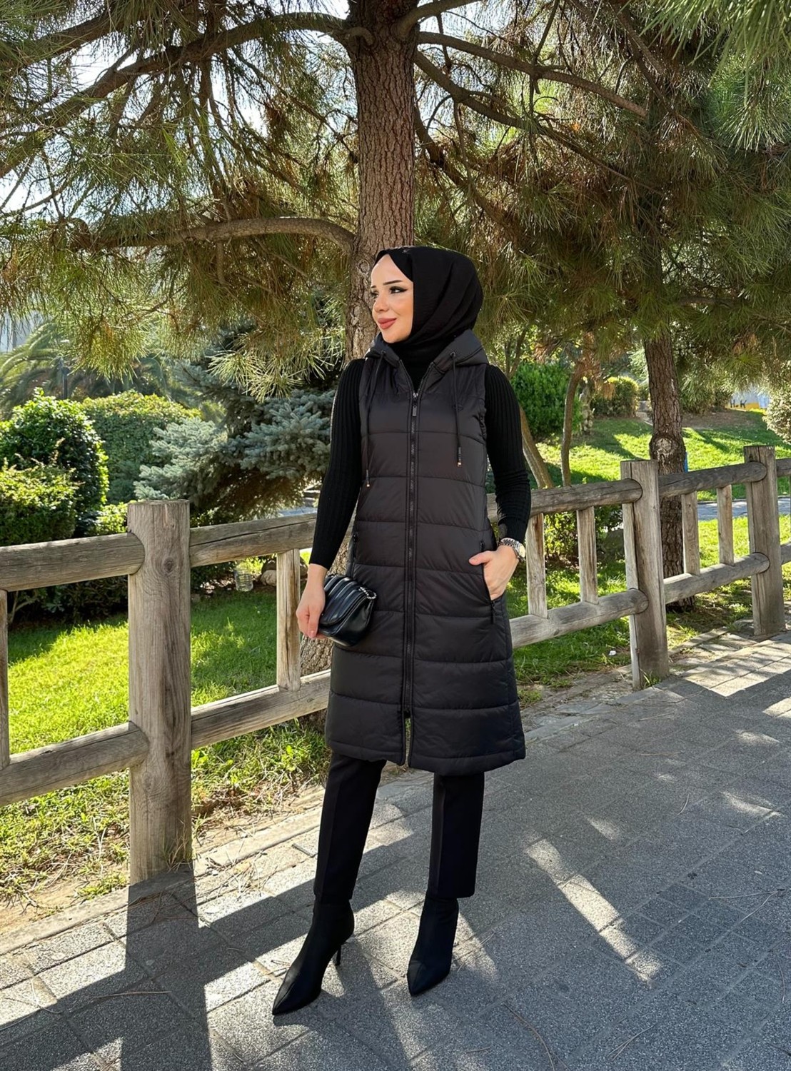 Doque Kadın Kapitone Elyaf Dolgulu Şişme Kışlık Yelek 50001 görsel 2