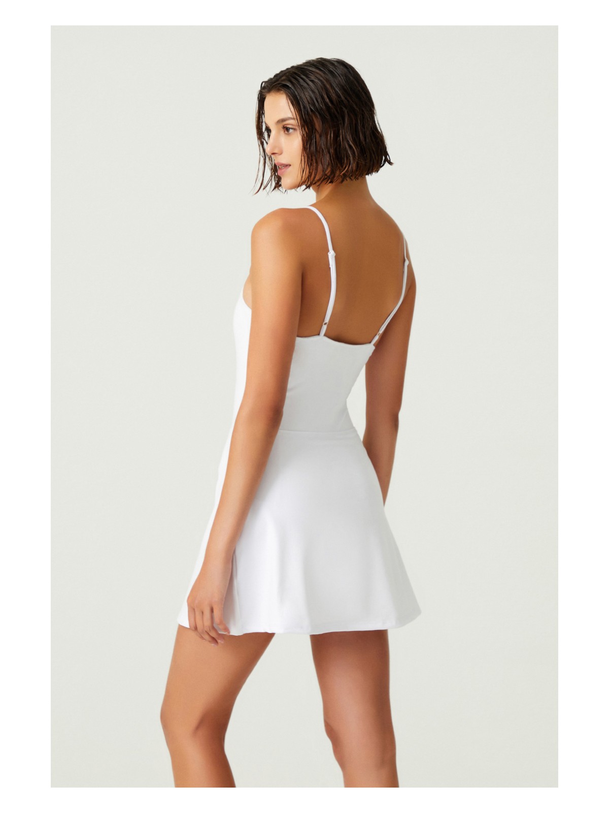 Los Ojos x Melodi Beyaz Tenis Elbisesi Spor Elbise Tennis Dress - Görsel 3