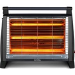 Kumtel LX-2832 1500 Watt Siyah Quartz Isıtıcı Kapalı ve Açık Alanlar İçin Kullanım