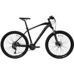 Bisan Mtx 7400 27,5" Jant - 17" - 43 cm Kadro 27 Vites HD Fren Dağ Bisikleti - Siyah Parlak Siyah