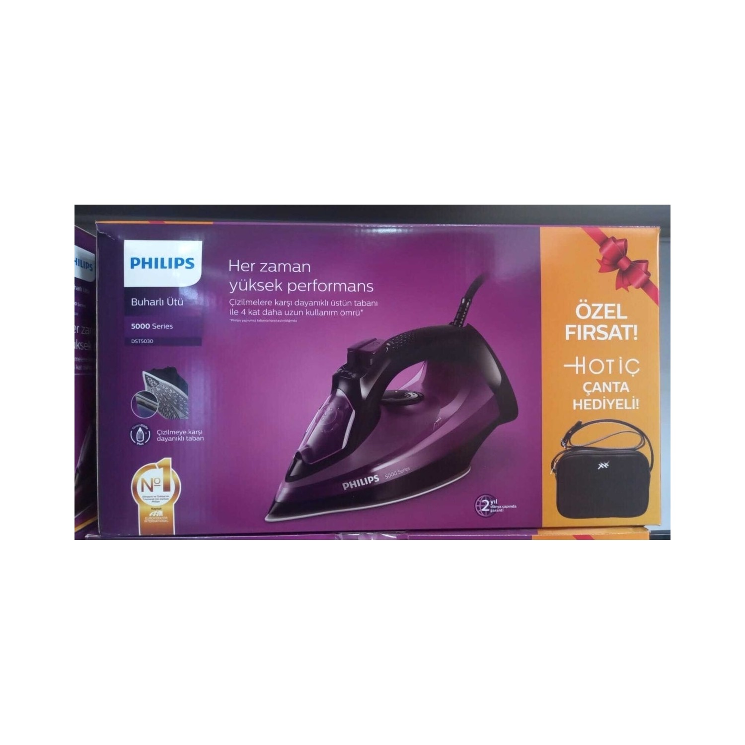 Philips DST5030/80 2400W Buharlı Ütü Çanta DST5030/80+ÇANTA Fiyatı