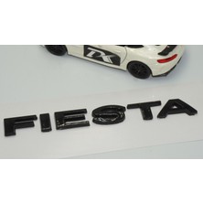 Dk Fiesta Yeni Model Bagaj 3m 3D Siyah Abs Logo Amblem