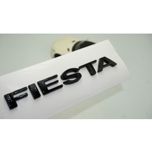 Dk Fiesta Yeni Model Bagaj 3m 3D Siyah Abs Logo Amblem