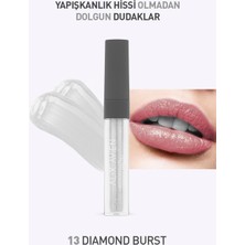 Nemlendirici Etki Yapışkanlık Hissi Bırakmayan Dudak Parlatıcı - Lipgloss 13 Diamond Burst