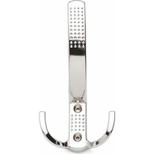 ŞENEL Yapı Market Büyük Noktalı Krom Metal Askı Portmanto Vestiyer Duvar Dolap Elbise Askısı