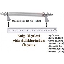 ŞENEL Yapı Market 160 mm Ovacık Antik Rustik Metal Kulp Mobilya Dolap Kapak Çekmece Kulpu