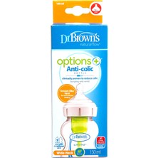 Dr Brown's 150 ml Geniş Ağız Biberon Polipropilen Malzeme ile Bebekler İçin Anti-Kolik Çözümü