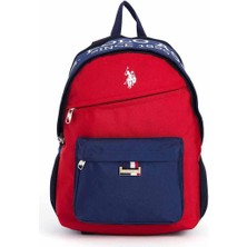 U.S. POLO ASSN. PLÇAN22158 Lacivert/Kırmızı Unisex Sırt Çantası