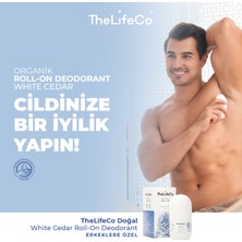 TheLifeCo Doğal Roll-On Deodorant White Cedar 60 ml (Alüminyumsuz, Alkolsüz, Doğal)