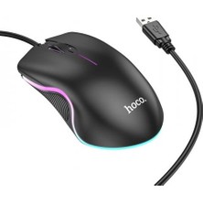 Coofbe Hc Seri Rgb Işıklı 1.4mt Kablolu Yüksek Hassasiyetli 1000DPI Gamer Mouse Oyuncu Mouse Ergonomik Tasarım Tak Kullan