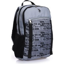 U.S. Polo Assn. PLÇAN23225 GRİ - SİYAH Unisex Sırt Çantası