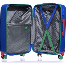 Benetton Trolley 60 cm Mavi Unisex Valiz