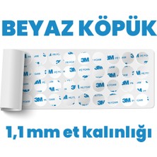 3M Çok Güçlü Akrilik Köpük Bant 100 Adet Hazır Kesim 30MM Çap