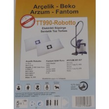 Arçelik 990 Yıkamalı Sentetik Toz Torbası(2 paket 10 adet)