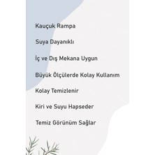 Paspas Yap Rampalı Kıvırcık Paspas İşyeri Paspası Su Emici Kaymaz Paspas Apartman Ofis Giriş Paspası