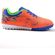 Cool Messi Turuncu Erkek Çocuk Bağcıklı Halısaha Ayakkabısı