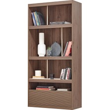Enza Home Pavia Kitaplık Büyük - Ceviz