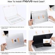 Jingyi MacBook Air 15 Inç Kılıf 2023 Sürümü A2941 M2 Çip ile Uyumlu, Işıltılı Simli Plastik Sert Kılıf&klavye Kapağı&ekran Koruyucu&web Kamerası Kapağı&c Tipi Adaptör (Yurt Dışından)