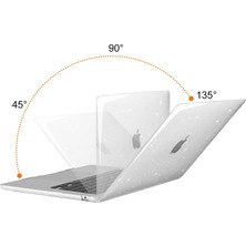 Jingyi MacBook Air 15 Inç Kılıf 2023 Sürümü A2941 M2 Çip ile Uyumlu, Işıltılı Simli Plastik Sert Kılıf&klavye Kapağı&ekran Koruyucu&web Kamerası Kapağı&c Tipi Adaptör (Yurt Dışından)