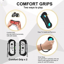 Jingyi Switch Spor Aksesuarları Paketi - Nintendo Switch ve OLED ile Uyumlu 12'si 1 Arada Aksesuar Kiti: Golf Culb, Joypad Sapları, Kılıç, Bileklik, Konfor Bacak Askısı ve Tenis Raketleri (Yurt Dışından)