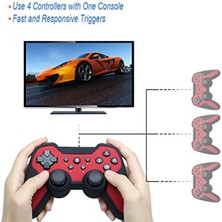 Jingyi Nintendo Switch Için Bluetooth Kablosuz Denetleyici Kablosuz Gamepad / Android Telefon / Pc Kontrolü Çift Şok 3-Siyah + Mavi (Yurt Dışından)