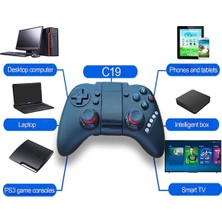 Jingyi Kablosuz Oyun Joystick Denetleyicisi, 2.4ghz Oyun Joystick Denetleyicisi Gamepad Uzaktan Android Ios Telefonlar ve Tabletler ile Uyumlu, Ps3, Pc Windows Xp/7/8/10 (Yurt Dışından)