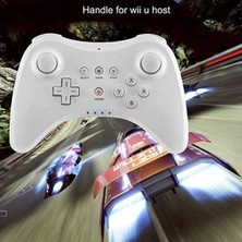 Jingyi Wii U Için Pro Denetleyici, Nintendo Wii U Için Kablosuz Denetleyici Gamepad Çift Analog Oyun Uzaktan Kumanda Çubuğu (Beyaz) (Yurt Dışından)