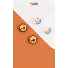 Jingyi Dotpet Switch Rocker Cover Watermelon Cat Mousse Bear Joycon Button Cap Ns Rocker Cap Silicone Protective Cover (Yurt Dışından)