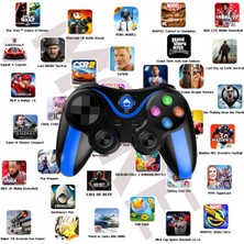 Jingyi Mobile Game Controller, Key Mapping Phone Controller Wireless Mobile Controller Joystick Gamepad For Android Ios (Black Red) (Yurt Dışından)