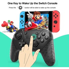 Jingyi Anahtar Desteği Amibo, Uyandırma, Ekran Görüntüsü ve Titreşim Işlevleriyle Uyumlu Kablosuz Pro Denetleyici Gamepad (Yurt Dışından)