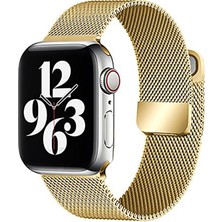 Jingyi Apple Watch Band 45MM 44MM 42MM ile Uyumlu, Iwatch Serisi Için Paslanmaz Çelik Erkek ve Kadın Örgü Kayış Yedek Bant (Yurt Dışından)