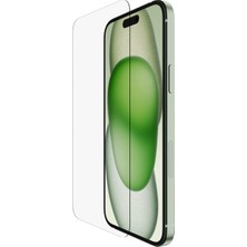 Belkin Screen Force Ultra Glass iPhone 15 Plus ve 14 Pro Max Ekran Koruyucu (Kolay Hizalama Tepsili) / OVA132ZZ