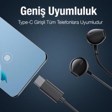 Coofbe Hc Seri 120CM Profesyonel Hd Mikrofonlu Kablolu Kulakiçi Type-C Kulaklık Hd Ses Kalitesi