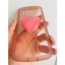 Benedetto Xiaomi Mi 9t Kamera Korumalı Popsocketli Pembe Kılıf