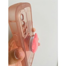 Benedetto Xiaomi Mi 9t Kamera Korumalı Popsocketli Pembe Kılıf