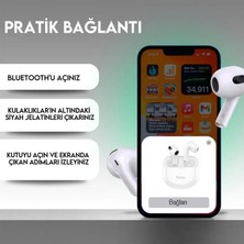 Coofbe Hc Seri Uzun Şarjlı 250MAH Bluetooth Vers.5.3 Dokunmatik Ipx-5 Hıfı Ses Gürültü Engelleyici Bluetooth Kulaklık