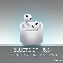 Coofbe Hc Seri Uzun Şarjlı 350MAH Bluetooth Vers.5.3 Dokunmatik Ipx-5 Hıfı Ses Gürültü Engelleyici Bluetooth Kulaklık