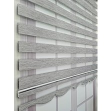 Bbb Bambu Zebra Perde Gri MZ666