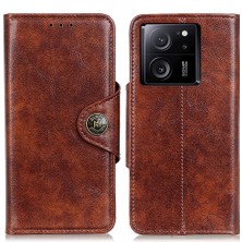 LR Joyful Xiaomi 13T Pro / 13T Case Slim Fit Pu Deri Debuyulu Stand Cüzdan Telefon Kabuğu (Yurt Dışından)