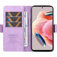 LR Joyful Xiaomi Redmi Note 12 4g Cilt Touch Telefon Kılıfı Kapı Pu Deri Cüzdan Stand Kabuğu (Yurt Dışından)