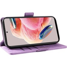 LR Joyful Xiaomi Redmi Note 12 4g Cilt Touch Telefon Kılıfı Kapı Pu Deri Cüzdan Stand Kabuğu (Yurt Dışından)