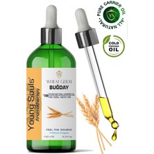 Young Souls Aromatherapy Wheat Carrier Oil ( Cold Pressed ) Buğday Ruşeym Bitkisel Taşıyıcı Yağ ( Soğuk Sıkım ) 100 ml
